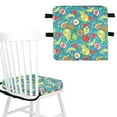 thumbnail image 4 of Asiento Booster Dznils para Mesa de Comedor para Niños pequeños con Hebillas de seguridad color Fruta verde, 4 of 11