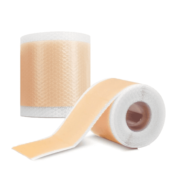 Oiduwi 2 Count Silicone Scar Sheets, Silicone Scar Tape(1.6"x 120" Roll-300CM), Silicone Tape for Scars,  Silicone Scar Strips for C-Section, Tummy Tuck, Keloid, and Surgical Scars