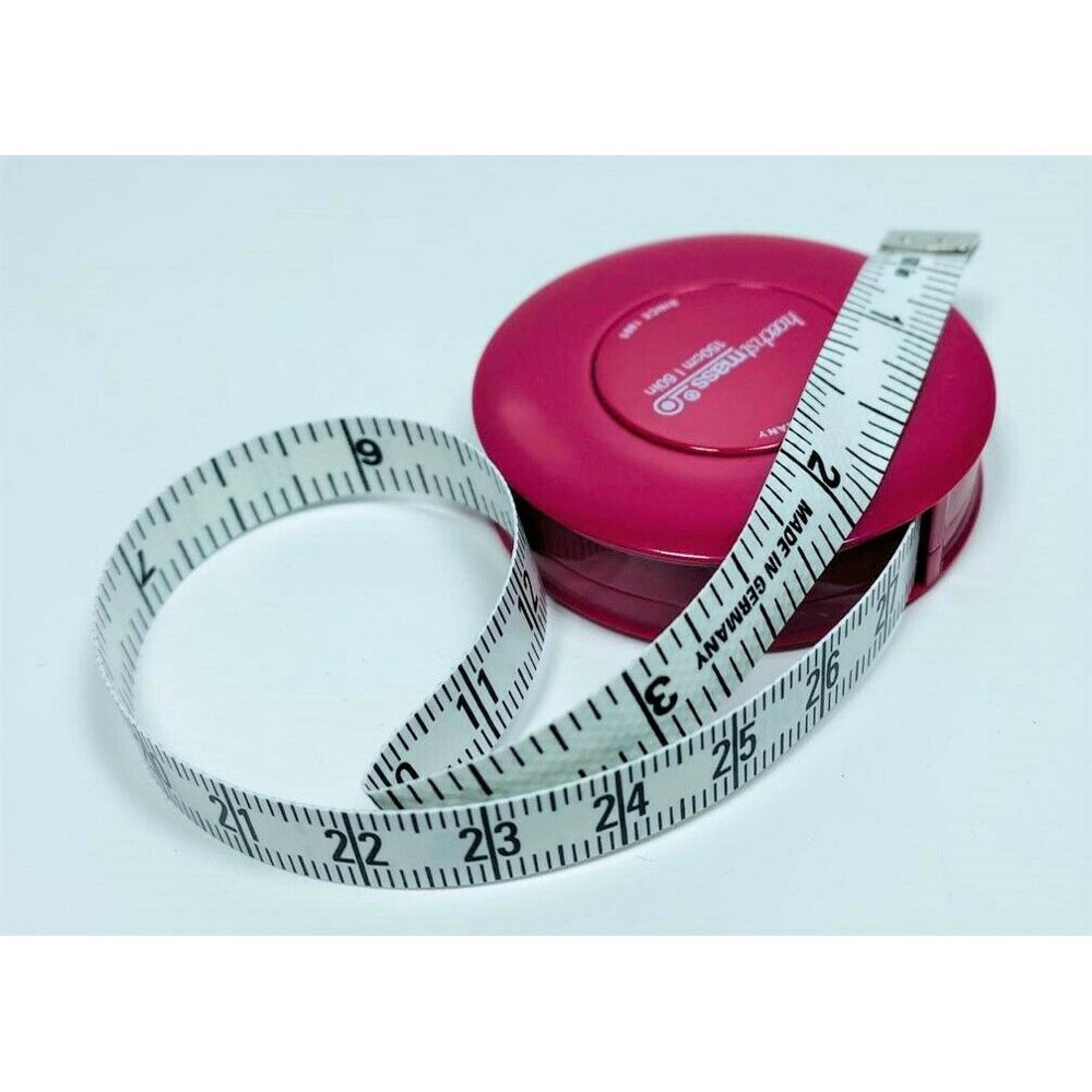 Measuring Retractable Tape Measure 60" / 150cm PINK