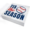 thumbnail image 3 of Zomyto 5x5 Inches Tis the Season Baseball Wood Box Sign Decor Baseball Lovers Wooden Box Signs with Sayings Desk Decoration, 3 of 7