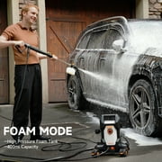 AIVOLT Corded Electric Pressure Washer 4800 PSI, 2.76 GPM, 4 Nozzles, Soap Tank, Anti-Tipping, 36ft Cable, 25ft Hose Cold Water Power Washer
