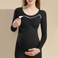 thumbnail image 7 of hengsof Women's Maternity Long Sleeve Tops Tummy Control Casual Wear Suitable for Daily Wear for Pregnant Women, 7 of 7