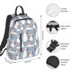 thumbnail image 2 of Balery Happy Snowmen Snowfall Mochila ligera para hombre y mujer: duradera e impermeable, ideal para la escuela, el trabajo, viajes y uso diario., 2 of 7