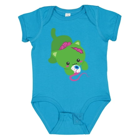 

Inktastic Zombie Cat Boys or Girls Baby Bodysuit