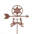 thumbnail image 1 of EZ Vane EZ1711-4S Sheriff 6 Point Badge Weathervane with Four Sided Mount, 1 of 1