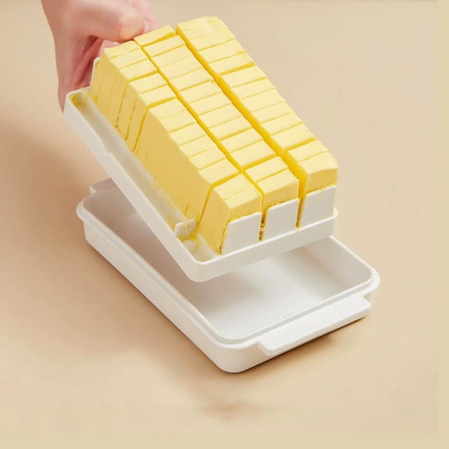 Feltree Cutting Box Cutter Refrigerator Fresh Storage Box with Lid Cheese Cheese Storage Box