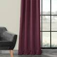 thumbnail image 3 of Aubergine Grommet Blackout Room Darkening Curtain (1 Panel), Aubergine, 50W X 108L, 3 of 6