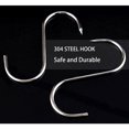 thumbnail image 4 of 10 Stainless Steel Butcher Hook, S Hooks, 120mm, S Hook for BBQ, Meat, Sausage, Cookware, Rustproof, Robust and Durable,, 4 of 5