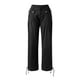 thumbnail image 3 of WILLBEST Pantalones Mujer Pantalones Vaqueros Casuales para Mujer, de Tiro Medio, Holgados, de Pierna Ancha y Con Volantes, Diseño Plisado para Salidas de Primavera y Otoño, Cómodos y 2025. Mediana, 3 of 4