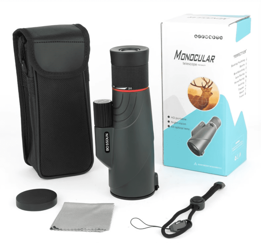 10-20x50 Zoom HD Telescope Monocular Camping Powerful Long distance With Tripod Phone Clip For Watching Bird Hunting Binoculars