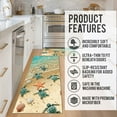 thumbnail image 5 of Nautical rug Beach Kitchen Mats for Floor 2 Piece, Beach Mat Anti Fatigue Floor Mat for Kitchen, Kitchen Floor Mats for in Front of Sink and Kitchen Matt for Standing for Kitchen Decor 17"X30"+17"X47", 5 of 6