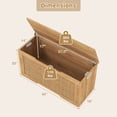 thumbnail image 3 of Costway Kids Storage Bench, 40” Toy Box with Flip Top, 2 Metal Hinges and Side Handles, 3 of 10
