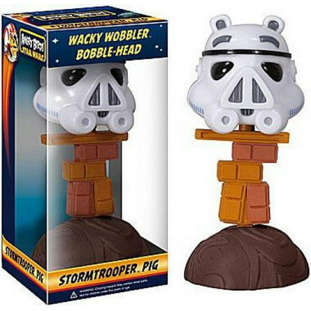 Funko Star Wars Angry Birds Wacky Wobbler Stormtrooper Pig Bobble Head