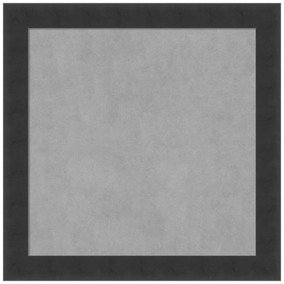 Amanti Art Mezzanotte Black Framed Magnetic Board 14 x 14 in.