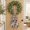 Mint, Lavender, variant on Cute Cat Patchwork Wreath Sash for Front Door, Decorative Ribbon Sash for Wreaths, Funny Cats Playful Whimsical Pet Garland Ribbon Accessories for Christmas Thanksgiving Holiday Doorway Decor