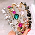thumbnail image 2 of CNKOO Bandeau Incrusté de Strass Multicolore pour Femmes Accessoire de Mode, 2 of 6
