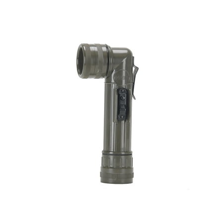 Angle Head Flashlight - G.I. Style Angle Head Flashlight - Olive