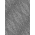 thumbnail image 1 of Ahgly Company Machine Washable Indoor Rectangle Transitional Carbon Gray Area Rugs, 2' x 4', 1 of 7