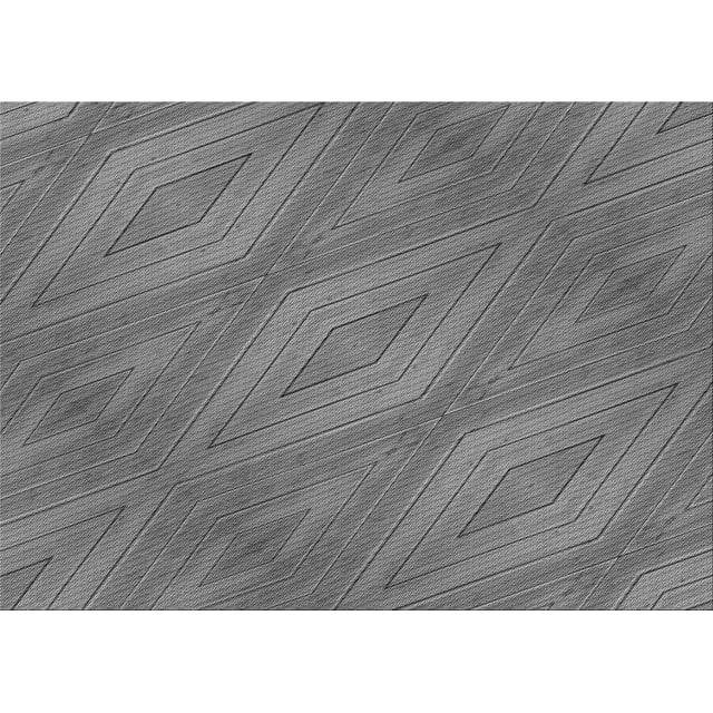 Ahgly Tapis Rectangulaire Lavable en Machine Intérieur Transitionnel Gris Carbone, 5 Pieds x 7 Pieds