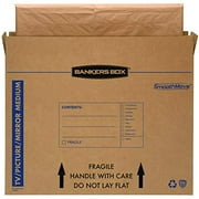 Bankers Box Moving Box, Medium, 37 x 4 x 27 Inches, 4 Pack (7711201)