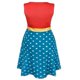 thumbnail image 2 of Wonder Woman - Vestido de Disfraz para Mujer (Rojo, Azul), 2 of 4