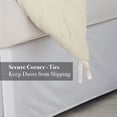 thumbnail image 5 of 100% Certified Organic Cotton Sateen Wrinkle Resistant Duvet Cover, 5 of 8