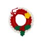 thumbnail image 1 of Christmas holly branches, Christmas cat dog yarn crochet collars, rabbit collars, party pet accessories, outdoor collars - M (25-30cm), 1 of 5