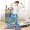 thumbnail image 2 of ALAZA Pajama Pants Cartoon Sharks Pj Bottoms Sleepwear Lounge with Pockets L, 2 of 8