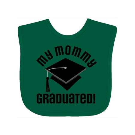 

Inktastic My Mommy Graduated College Graduate Gift Baby Boy or Baby Girl Bib