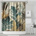 thumbnail image 2 of Boho Floral and Leaves Shower Curtains, Farmhouse Shower Curtains for Bathroom,Waterproof Fabric Shower Curtain Set with 12 Hooks Decor 84×72 Inch, 2 of 4