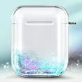 thumbnail image 4 of Nagebee Case for AirPods, Sparkle Flowing Floating Durable Girls Cute Clear Hard Cover Carrying Case Compatible with Apple AirPods 1st/2nd (Mint), 4 of 9