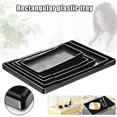 thumbnail image 2 of CAROOTU Serving Tray Rectangular Plastic Tray Food Serving Trays for Restaurant Home Hotel Trays Durable, 2 of 7