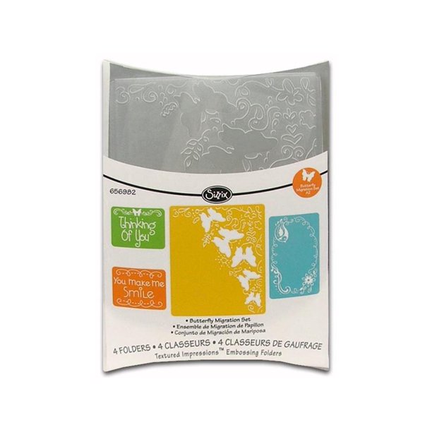 Sizzix RBright TI Emboss Folder Butterfly Mgration