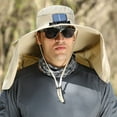 thumbnail image 2 of relayinert Waterproof Cap With Solar Power For Ultimate Sun Protection Breathable Fabric Waterproof Coating Light grey, 2 of 6