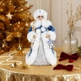 thumbnail image 3 of Russian New Year Snow Maiden Christmas Figurine with Exquisite Embroidery for Indoor Decoration in Homes, Kindergartens, and Malls, 3 of 9