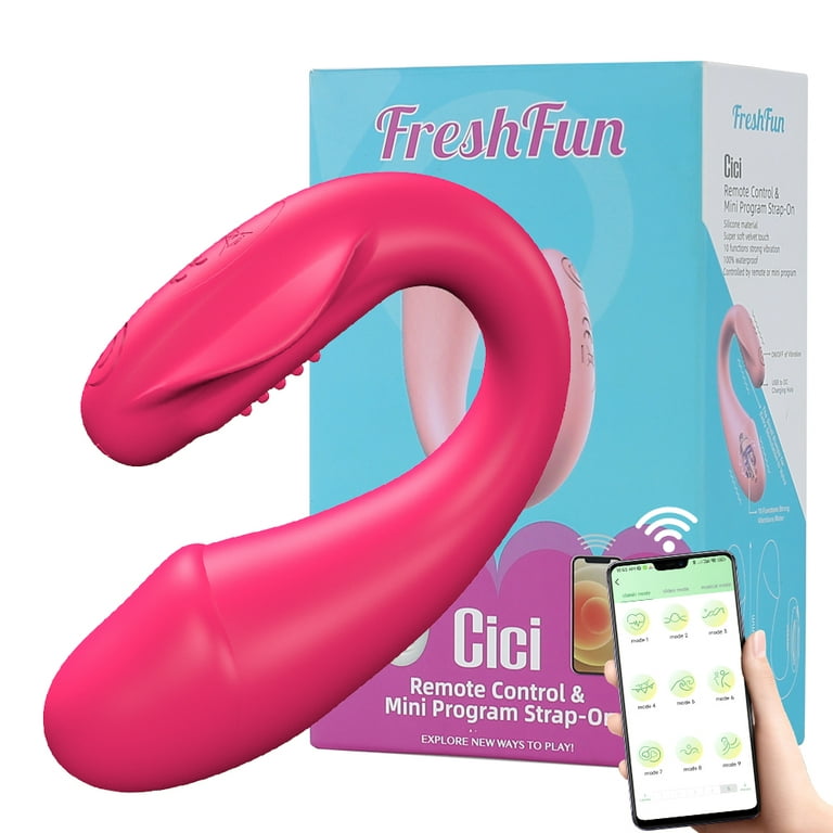 Wearable Panty Vibrator for Women, U Shaped Wireless Multi Vibration Modes  with APP Bluetooth Remote Controll Whisper Silent Adult Toys for Female  Women 