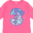 thumbnail image 4 of Inktastic 3rd Birthday Mermaid 3 Year Old Girl Girls Long Sleeve Toddler T-Shirt, 4 of 5