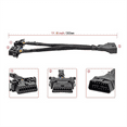 thumbnail image 3 of 2PCS 2 IN 1 OBD2 Extension Cable OBDII Male to 2 Female Splitter Car Computer Connection Conversion Plug Socket 30CM,2 x OBD2 Extension Cable,Black, 3 of 5