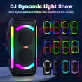 thumbnail image 2 of Bocina JYX, Altavoz Bluetooth 40 W de Sonido Potente, Altavoz Portátil para Fiestas, T30-T, 2 of 8