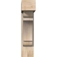 thumbnail image 2 of Ekena Millwork 7 1/2"W x 28"D x 32"H Olympic Block Smooth Bracket w/ Offset Brace, Douglas Fir, 2 of 25