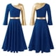 thumbnail image 1 of Girls Church Choir Costume Classical Lyrical Dance Stage Performance Dress Dancewear Bell-bottom Long Sleeve Loose Maxi Dresses14 Gong Bohan LED, 1 of 2