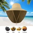 thumbnail image 4 of Sombreros De Protección Solar Sombrero anti-UV Transpirable Pesca Senderismo Gorras Montañismo para exteriores (Caqui) Sywqhk Para Estrenar, 4 of 6