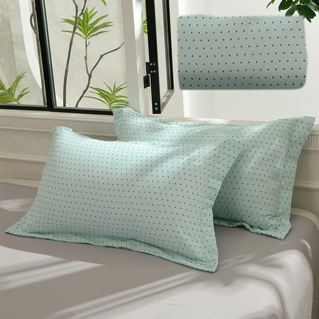 Limited Time Qaailabf Yarn Pillow Covers Pair Of Pillow Covers Adult Large Pillow Covers Soft Comfortable Breathable Washable