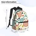 thumbnail image 3 of Daiia Racket and Tennis Ball School Backpack for Men Women, Unisex Large Waterproof Bookbag Schoolbag Casual Daypack for High School/College/Teens/Travel/Work Black, 3 of 8