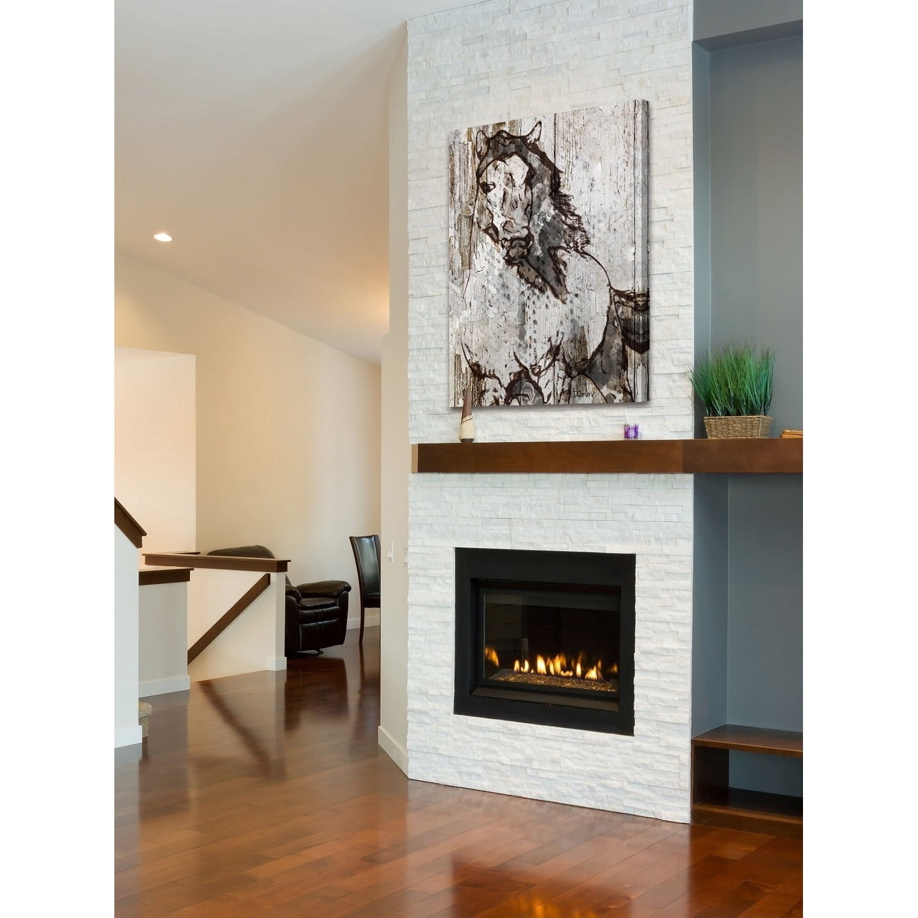 "Running Wild" Painting Print on Wrapped Canvas