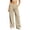 *Beige, variant on ClodeEU Women's High Waist Straight Leg Dress Pants with Pockets ,Business Casual Work Trousers Navy,Women's Plus L