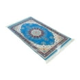 thumbnail image 1 of Luzkey Portable Muslim Prayer Rug Carpet Traditional Multipurpose Fast Drying Polyester for Bedroom Floral Patterns 65x120cm Folable Blue, 1 of 8