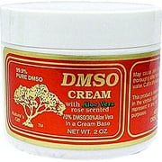 DMSO Cream with Aloe Vera Rose Scented - 2 oz