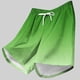 thumbnail image 3 of Pantalones Cortos de la Cintura Elástica con Bolsillos de la Moda Casual de los Hombres con Poliéster Transpirable de Secado Rápido, Pantalones de Playa de la Cintura Elástica de Varios Bolsillos par, 3 of 5