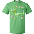 thumbnail image 3 of Inktastic Praying Mantis with Flowers and Leaves T-Shirt, 3 of 5